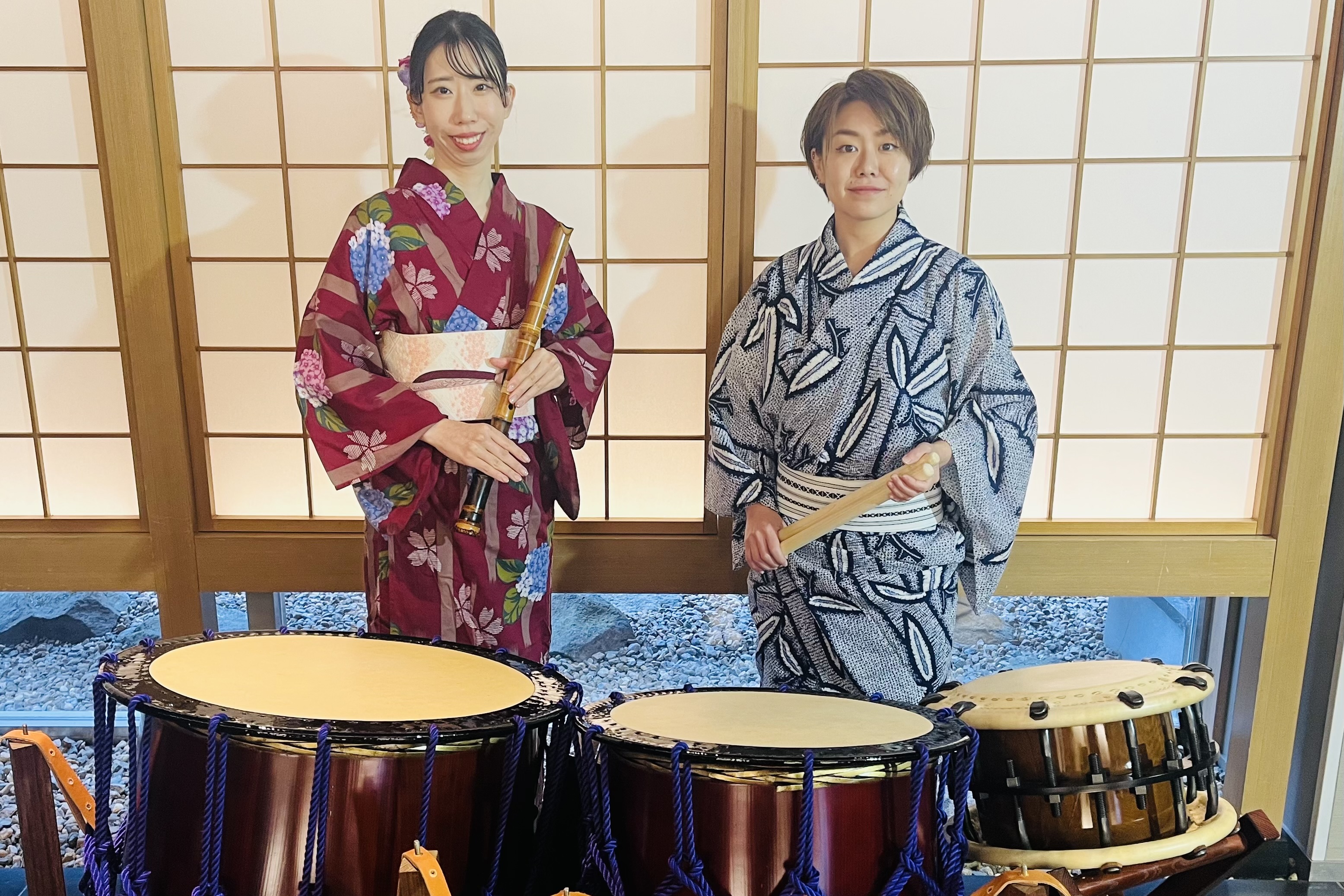 【ご宿泊者様限定】尺八と和太鼓が紡ぐ、雅な音の贈りもの
