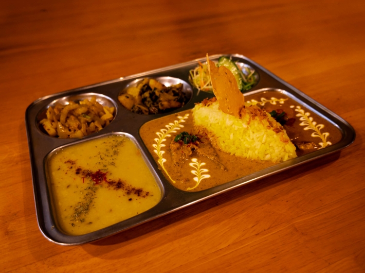 「SANGO」の代表メニュー「Thali Set」 