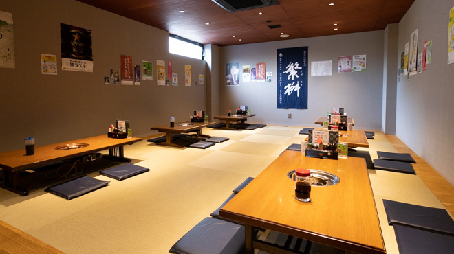 子ども連れにも嬉しい2階の座敷席