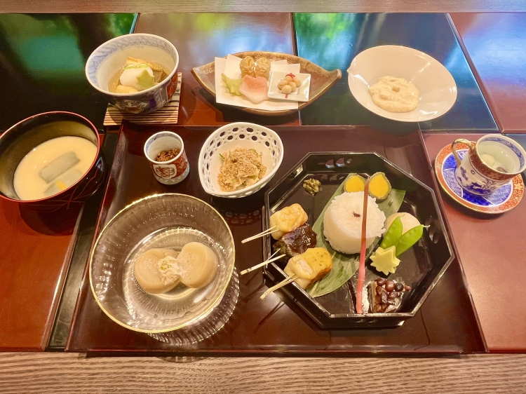 京麸と湯葉を使ったコース料理「むし養い」