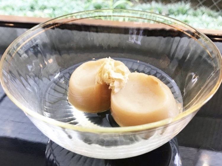 「やき麸と生ゆばの煮いたん」