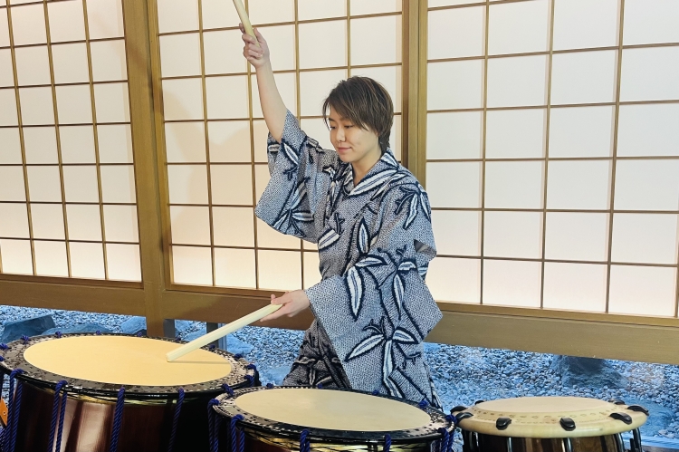 和太鼓奏者の岡本さん
