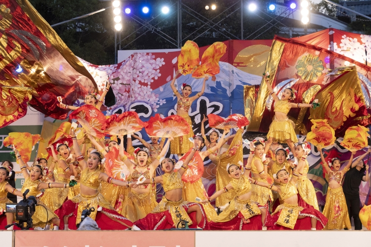 メイン会場「名切お祭り広場会場