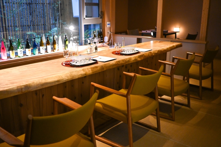 古民家を改装した少人数制のプライベート空間